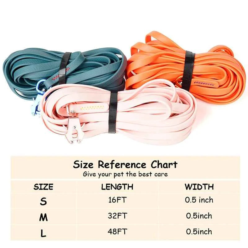 Long Leash Waterproof Training Longline Outdoor Dog Leash Great For Training Beach Yard Play Camping