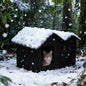 KEMORELA Winter Outdoor Warm Cat Shelter with Shelf Durable Oxford Cloth Construction, Windproof Design,for Small Breeds & Cats
