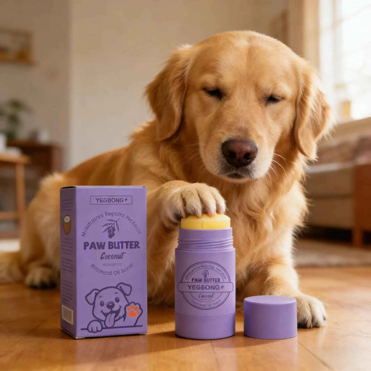 YEGBONG Paw Care Cream for Dogs Deep Moisturizing Improve Drying Not Slipping Coconut Oil Natural Ingredients Pet Paw Balm 30g