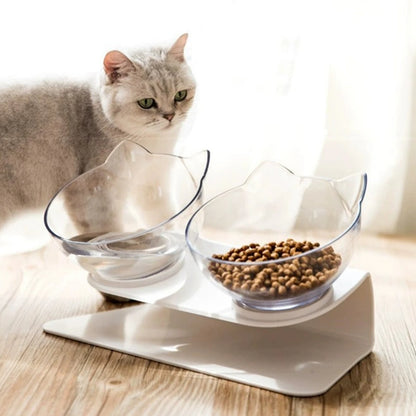 Non-Slip Double Cat Bowl Dog Bowl With Stand Pet Feeding Cat Water Bowl For Cats Food Pet Bowls For Dogs Feeder Product Supplies