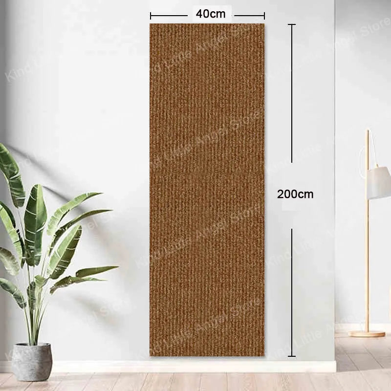 Cat Scratcher Sofa Protector Cats Scratcher Pad Board Protection Trimmable Self-adhesive Carpet Corner Wall DIY Cat Scratch Mat