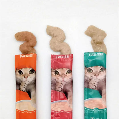 Faenbei Cat Snack Appropriate For All Ages Nutritious Snack Delicious Best Cat Snack Wholesome Bulk Box Cat Food Pet Food