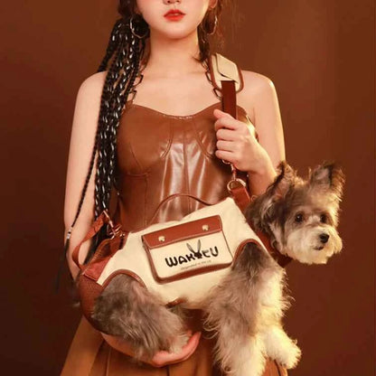 Dog Carriers Bags Portable Cat Backpack Pet Travel Portable Accessories Products Comfortable Travel Bag Cartoon Design Tractable