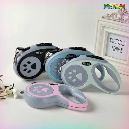 Cat telescopic leash overlength leash pet harnesses effort-saving handle safe walking the dog outdoors explosion-proof dog leash
