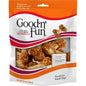 Good'N'Fun Chicken Flavored Dumbbells Rawhide Snacks for Small Dogs Perfect Treats for Training and Mental Stimulation Chewy Te
