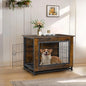 Dog Crate Furniture, Wooden Dogs Crate Table, Double-Doors Dogs Furniture, Indoor Doges Kennel, Dog House,Customized