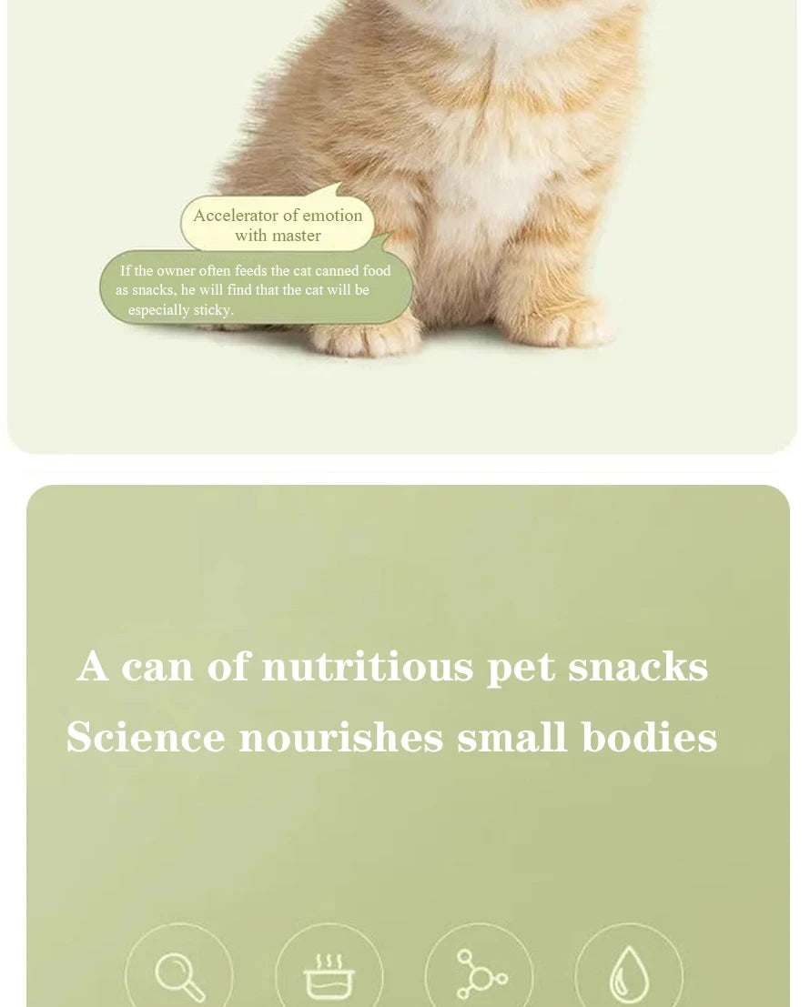 Canned cat snacks canned dog beef canned chicken canned pet wholesale pet snacks