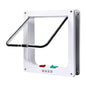Cat Flap Door with 4 Way Security Lock Puppy Kitten Safety In&out Pet Door ABS Plastic Small Pet Gate Dog Cat Kitten Flap Door