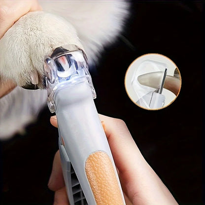 Professional Pet Nail Clipper Scissors With LED Light Cat Dog Nail Clippers Tool Scissors Nail Toeclaw Cutter Scissors