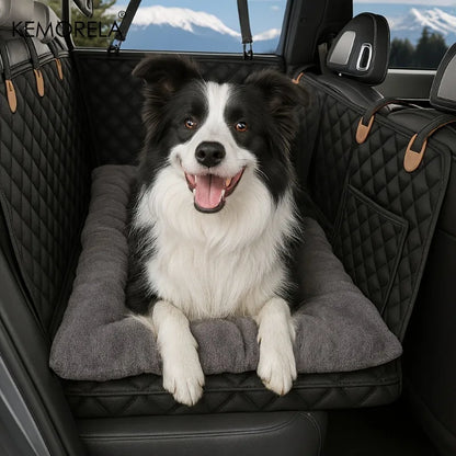 Winter Dog Car Seat Mat, Thick Warmth & Non-Slip Bottom, For SUV Sedan Truck Bed Mat for Winter & Road Trips, Machine Washable