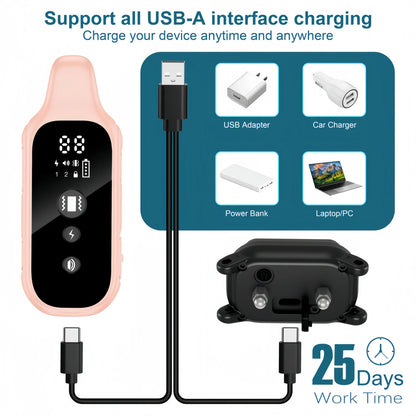 3000-3300FT Cat Training Collar,Cat Shock Collar with Remote ,Cat Stop Meowing Collar, Cat Remote Control Collar Pet Products