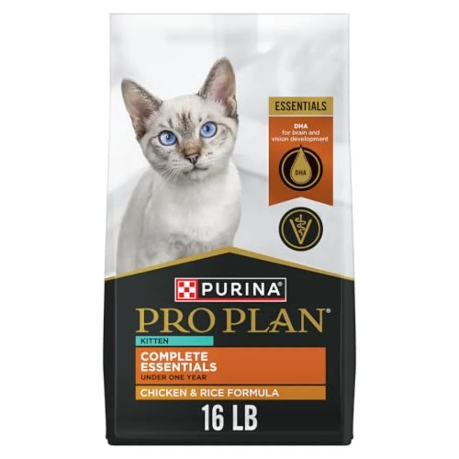 Kitten Dry Food Complete Essentials Chicken and Rice Formula - 16 lb. Bag