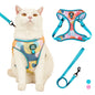 New Arrives Adjustable Soft Mesh With Fashionable Design Pet Harness And Leash Set