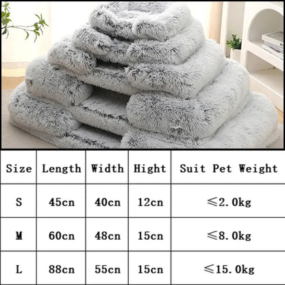 Luxury Winter Warm Large Dog Sofa Bed Dog Kneel Cat Mats House Cushion Pet Sleeping Sofa Beds Mat for Medium and Small Dogs