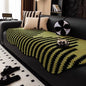 Unique Shape Warm Jacquard Tuffed Fleece Anti-Slip Sofa Cover for Living Room Couch Seat Cover, Universal Sofa Slipcover