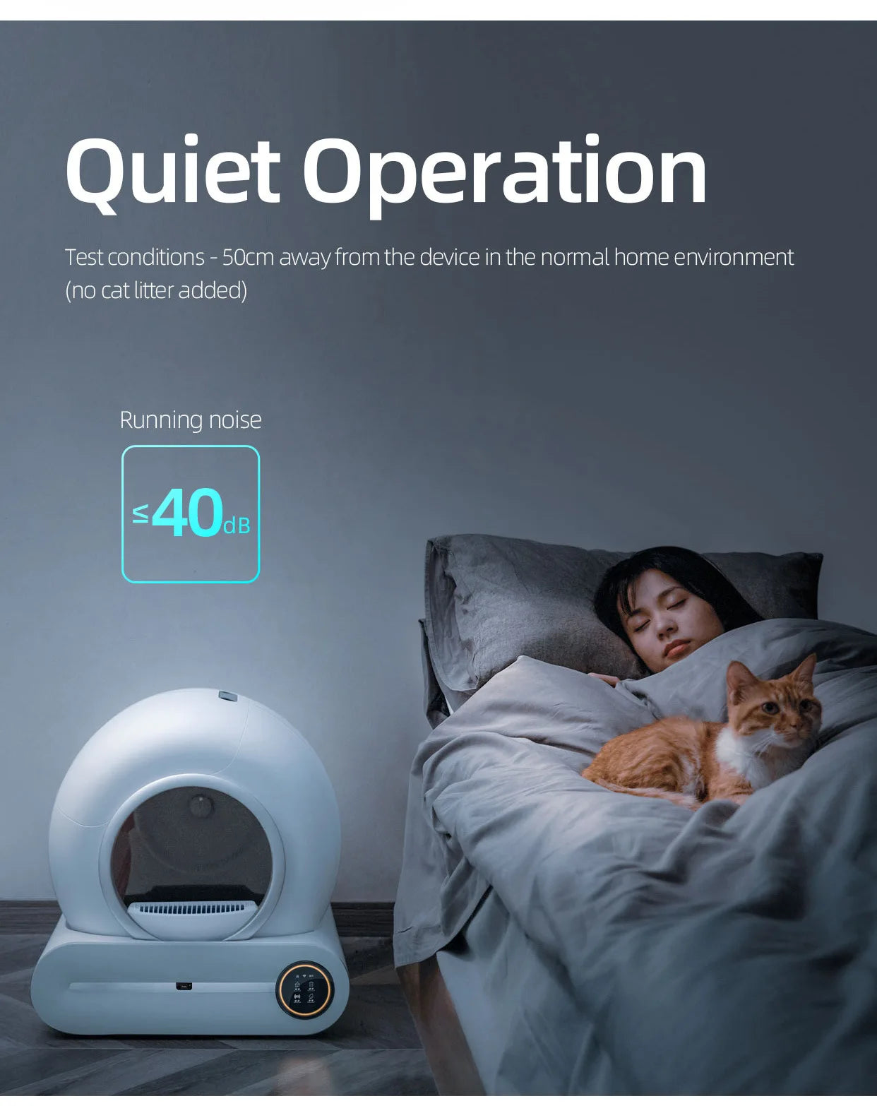 Self-Cleaning Cat Litter Box Automatic 65 Large Fully Enclosed Cat Toilet with App English Version Control Rascador Para Gato