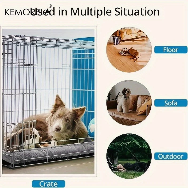 KEMORELA Extra Large Plush Dog Bed Sofa Thickened Super Soft Polyester Pet Mat Dog Crate Mat Bed For Small Medium Large Dog Bed