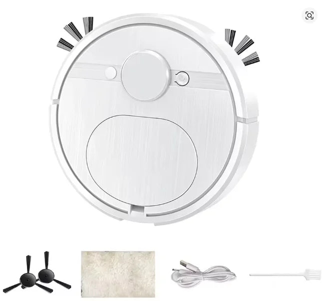 3-in-1 Multi-Purpose Robotic Vacuum Cleaner Intelligent Floor Sweeping And Wiping Machine with Strong Power for Home Automatic C