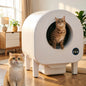 Smart Self-Cleaning Cat Litter Box, WiFi-Enabled Automatic Litter Box with Safety Protection, Large Capacity for Multiple Cats & Included Liner Bags