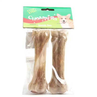 Durable Dog Chew Toys Cowhide Bones Dental Sticks Puppy Treats Supplies Cleaning Teeth Healthy Snacks for Small Medium Large Dog