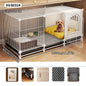 Dog Cage for Small and Medium-Sized Dogs, Indoor Household Use, Teddy Bichon Dog House with Tray, Integrated Toilet, Cat Cage, Dog Fence