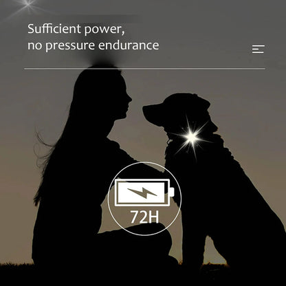 Night Safety Pet Pendant LED Light for Dogs Cats, Glowing Anti-Lost Collar Tag for Night Walking Teddy Small Pets Supplies