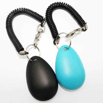2pcs Dog Training Clicker With Sring Wrist And Keyring - Pet Dog Training Clickers For Puppy, Cat, Potty, Bird, Horse, Pet, Trai