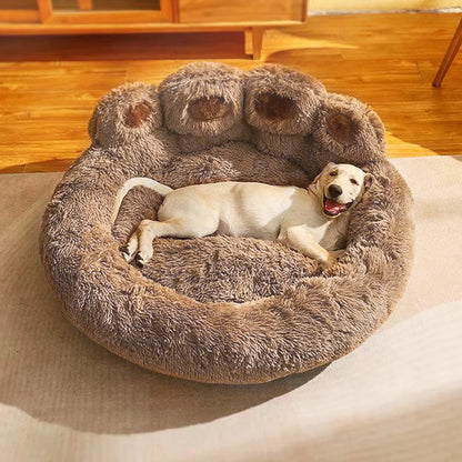 Dog Bed Winter Cat Pet Sofa Cute  Shape Comfortable Pet Sleeping Beds For Small Medium Large Soft Fluffy Cushion Dog Bed
