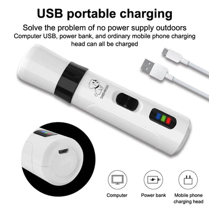 Silent Groom Pro Nail Grinder, 2025 Upgraded Silent Groomer Pro Nail For Dogs, Rechargeable USB Charging Pet Nail Grinder