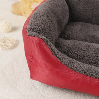 Dog Bed Winter Pet Beds Cat Sofa Accessories Small Big Cushion Dogs Pets Supplies Baskets Large Basket Mat Bedding Kennel Fluffy