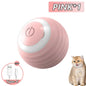 LEMEENQ Cat Interactive Ball Toy Auto Rolling Ball with Tail Rechargeable Smart Pet Interactive Toy Intelligent Mouse for Cat