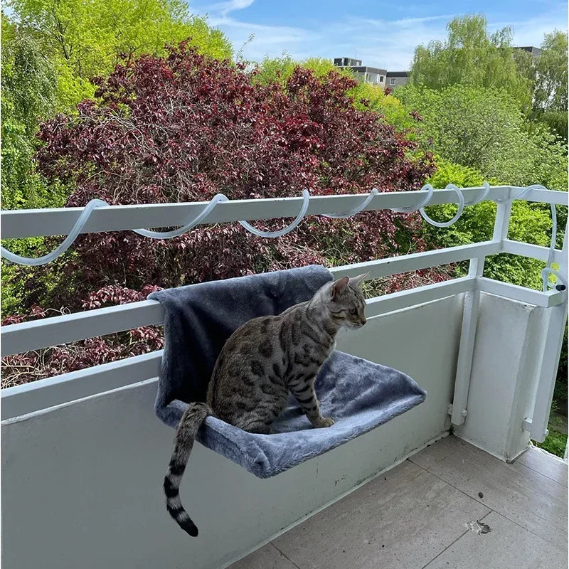 Hanging Cat Bed Hammock Luxury Radiator Bed Warm Fleece Basket Pet Metal Iron Frame Sleeping Bed for Cats