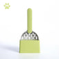 Cat Litter Scoop Set with Base Long Handle Clashing Cat Poop Tool High-Grade ABS Plastic Durable Kitten Toilet Cleaning Tool Pet