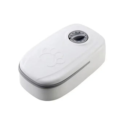2 Meals Timed Automatic Dog Feeder Dual Bowls Smart Cat Food Dispenser Wet Dry Pet Food Dispenser Pet Feeder Cat Accessories