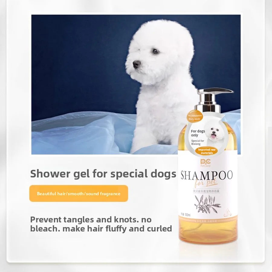 PETCLEAR 2-in-1 Dog Shampoo And Conditioner Mild Formula Puppy Bath Gel 500ml Special Design Cleaning Products for Dogs