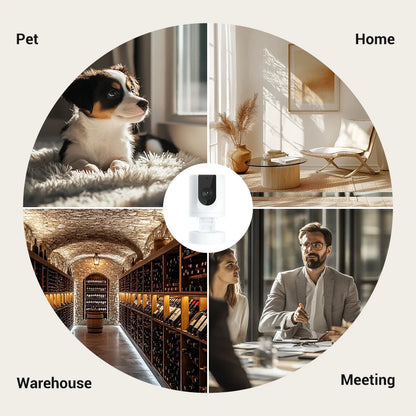 BoyKeep App 5G Security Baby Camera Indoor Home Security Wifi 1080P Pet Dog Camera with Phone App Motion Detection 2-Way Talk