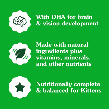 Feline Smartbites Healthy Kitten Treats, Crunchy and Soft Natural Cat Treats, Chicken Flavor, 16 oz Tub