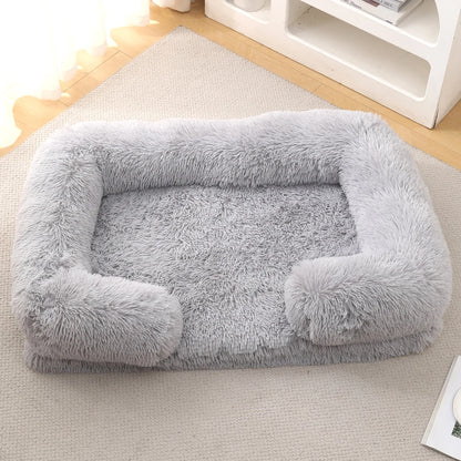Luxury Winter Warm Large Dog Sofa Bed Dog Kneel Cat Mats House Cushion Pet Sleeping Sofa Beds Mat for Medium and Small Dogs