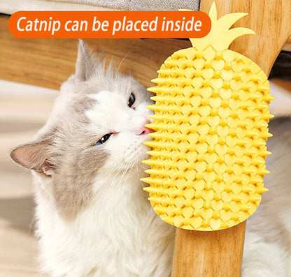 Cat Scratcher Massager Pet Hair Removal Massage Comb Kitten Wall Corner Self Cleaning Rubbing Grooming Brush Cats Accessories