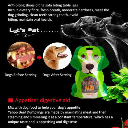 Dog Snacks Beef Particles Appetising Digesting Nutritious Delicious Chewy Training Rewards for Adult Dog Puppies Pet Food Snacks