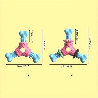 Chew-Resistant Interactive Tug Toy for Medium/Large Dogs - Dog Teething Boredom Relief & Training Tool, Anti-Destructive