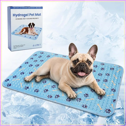 Self-Cooling Dog Bed, Non-Toxic Gel Cooling Mat for Pets, Waterproof & Durable, Small/Medium/Large, Indoor Outdoor Summer Use
