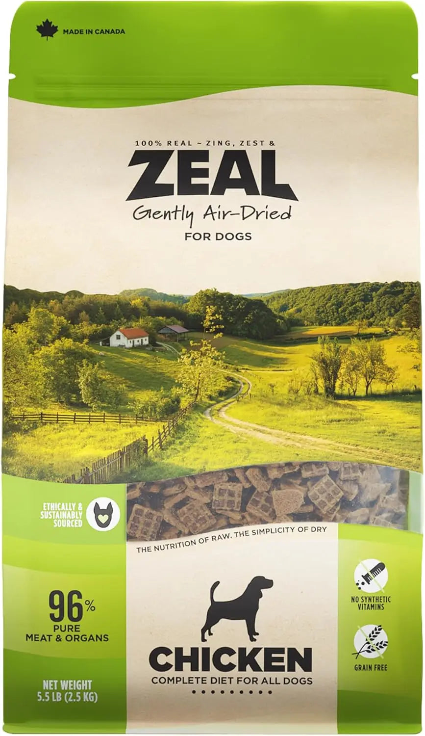 Canada Air-Dried Beef Dog Food - High Protein, Grain Free, No Fillers, Nutrient-Rich (1 lb)