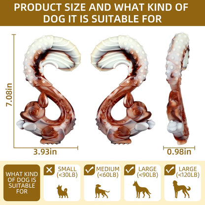 Indestructible Dog Chew Toy Nylon Rabbit Shaped Dog Chew Toy Beef Flavor For Medium And Large Dogs(30-120lb) Strong Chewing