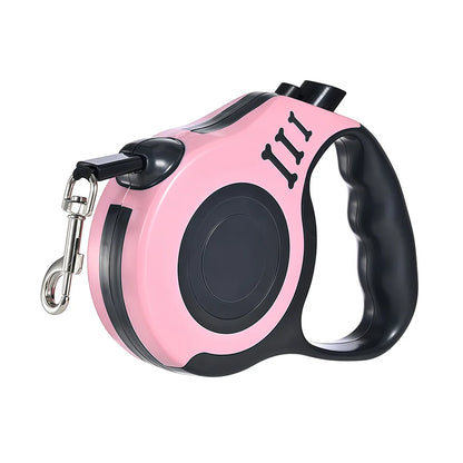 Pet Supplies Button Automatic Telescopic Leash, Super Strong Pulling Force Dog Walking Leash, Explosion-proof Dog Flushing Leash