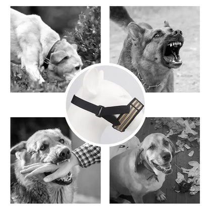 Breathable Pet Mouth Cover Adjustable Tactical Dog Muzzle Anti Bite Semi Closed Dogs Mask for Puppies Pet Large Dogs Accessories