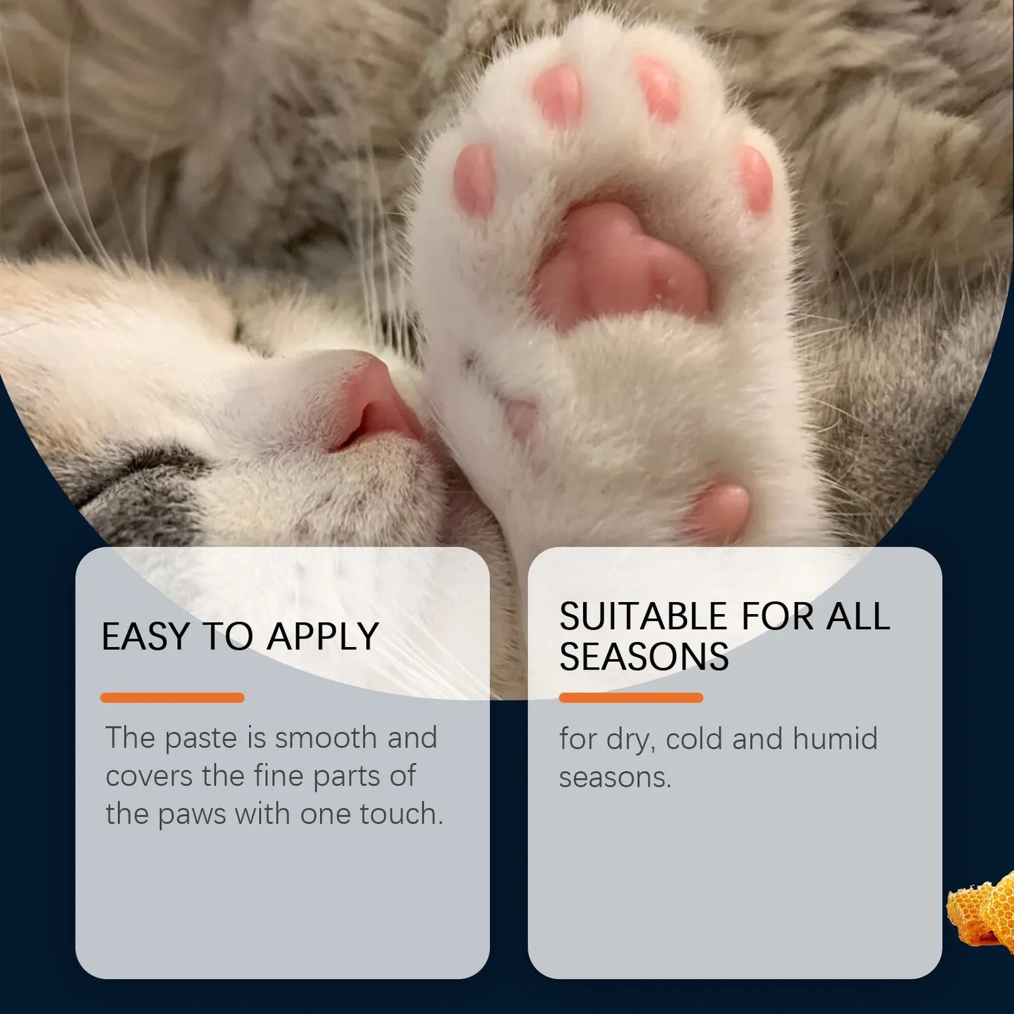 YEGBONG Pet Paw Stick for Dogs Cats Natural Balm Dry Cracked Paws Protection Hypoallergenic Safe Licking Nourishing Care Winter