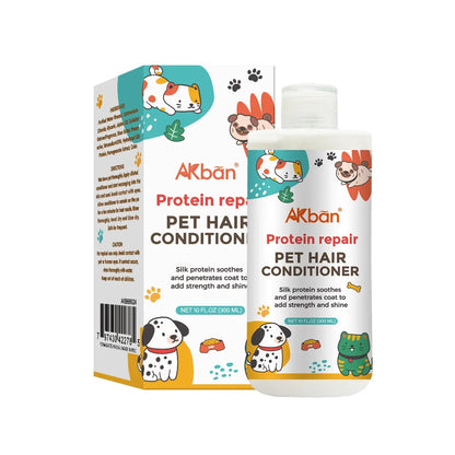 Pet Conditioner Cat Dog Shower Gel Shampoo Deep Cleaning Deodorizing Anti Itch Hair Soft Fluffy Lasting Fragrance Pet Supplies