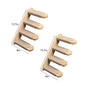39.4In Wall-mounted Cat Roped Bridge for Indoor Cats Steps with Sisal Wall Wooden Furniture for Sleeping Playing Climbing