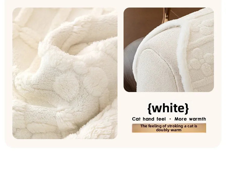 Thicken Plush Sofa Covers Winter Warm Universal Couch Mat Retro Style Anti-slip Sofa Seat Pad Decor for Living Room 방석쿠션